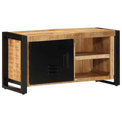 Móvel de TV - Modulo de TV - Armário de TV 80x30x40 cm madeira mangueira áspera maciça