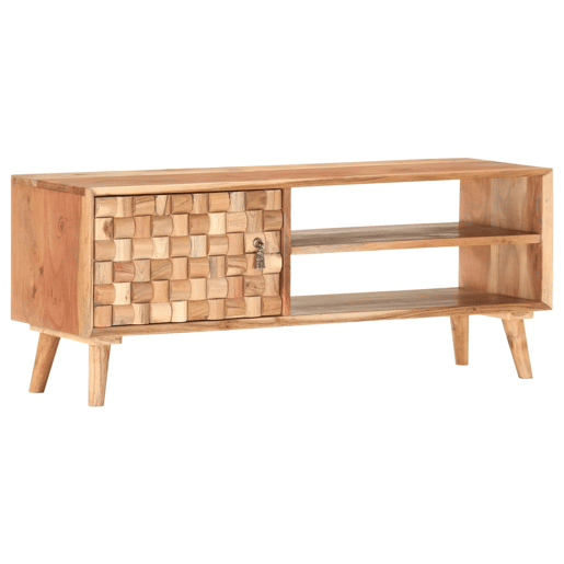 Móvel de TV - Modulo de TV - Armário de TV 100x35x40 cm madeira de acácia maciça