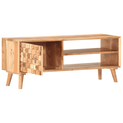 Móvel de TV - Modulo de TV - Armário de TV 100x35x40 cm madeira de acácia maciça