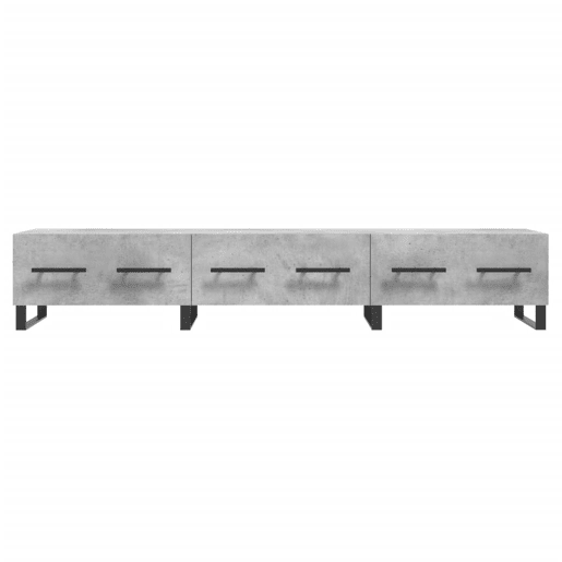 Móvel de TV - Modulo de TV - Armário de TV 150x36x30 cm derivados de madeira cinzento cimento