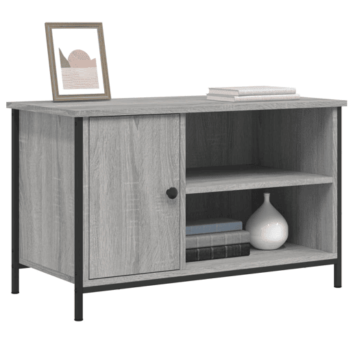 Móvel de TV - Modulo de TV - Armário de TV 80x40x50 cm derivados de madeira cinzento sonoma