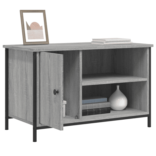 Móvel de TV - Modulo de TV - Armário de TV 80x40x50 cm derivados de madeira cinzento sonoma