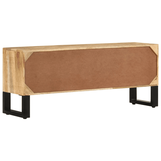 Móvel de TV - Modulo de TV - Armário de TV 110x30x45 cm madeira de mangueira áspera