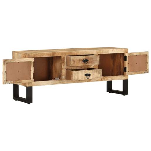 Móvel de TV - Modulo de TV - Armário de TV 110x30x45 cm madeira de mangueira áspera