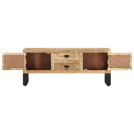 Móvel de TV - Modulo de TV - Armário de TV 110x30x45 cm madeira de mangueira áspera