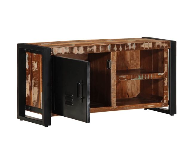 Mueble tv - mesa de tv 80x30x40 madera maciza reciclada