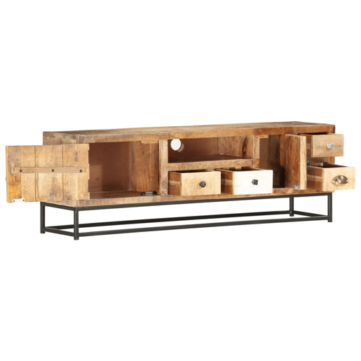 Móvel de TV - Modulo de TV - Armário de TV 120x30x40 cm madeira recuperada maciça