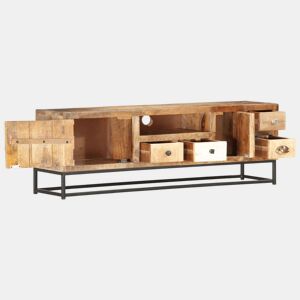 Móvel de TV - Modulo de TV - Armário de TV 120x30x40 cm madeira recuperada maciça