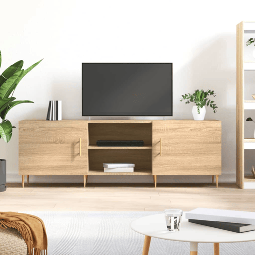 Móvel de TV - Modulo de TV - Armário de TV 150x30x50 cm derivados de madeira carvalho sonoma