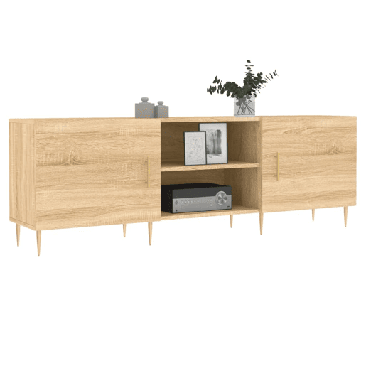 Móvel de TV - Modulo de TV - Armário de TV 150x30x50 cm derivados de madeira carvalho sonoma