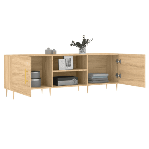 Móvel de TV - Modulo de TV - Armário de TV 150x30x50 cm derivados de madeira carvalho sonoma