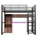 Cama alta para niños 94x203 Cama alta para niños 94x203 Negro