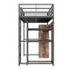 Cama alta para niños 94x203 Cama alta para niños 94x203 Negro