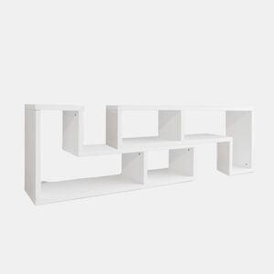 Móvel TV - Modulo de TV - Armário de TV duplo L branco