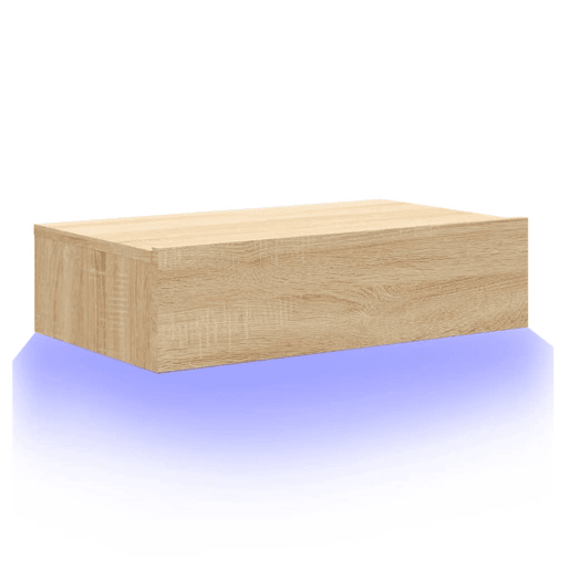 Móvel de TV - Modulo de TV - Armário de TV com luzes LED 60x35x15,5 cm carvalho sonoma