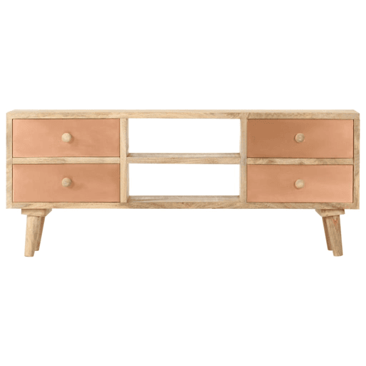 Móvel de TV - Modulo de TV - Armário de TV 110x30x45 cm madeira de mangueira maciça