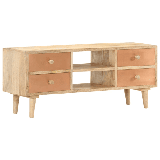 Móvel de TV - Modulo de TV - Armário de TV 110x30x45 cm madeira de mangueira maciça