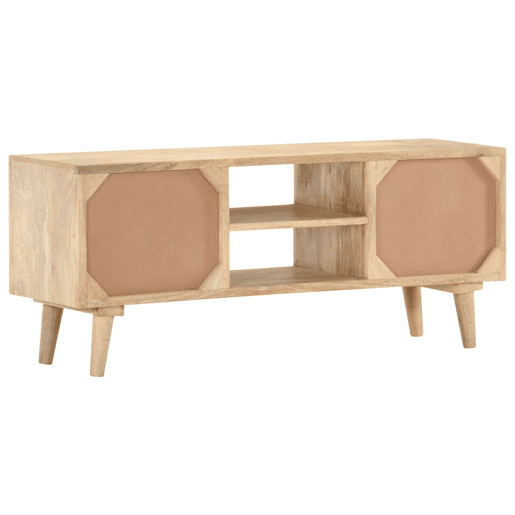 Móvel de TV - Modulo de TV - Armário de TV 110x30x45 cm madeira de mangueira maciça