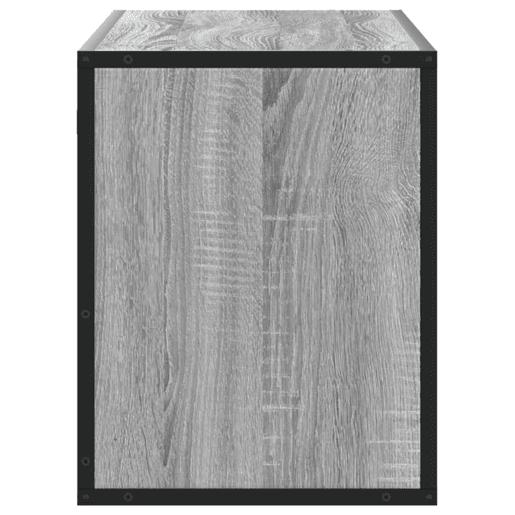Móvel p TV, Armário de TV 100x31x39,5 cm deriv. madeirametal cinzento sonoma