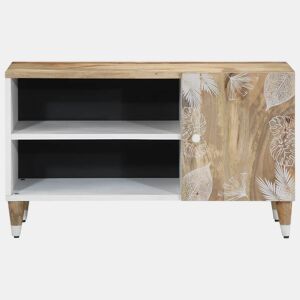 Móvel de TV - Modulo de TV - Armário de TV 80x31,5x46 cm madeira de mangueira maciça