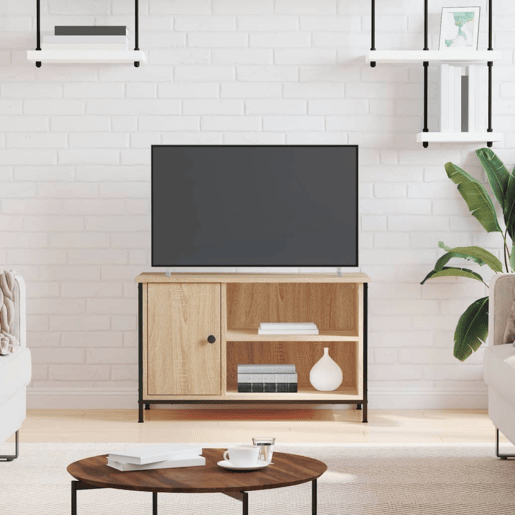 Móvel de TV - Modulo de TV - Armário de TV 80x40x50 cm derivados de madeira carvalho sonoma