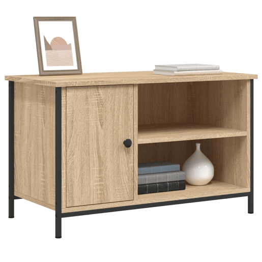Móvel de TV - Modulo de TV - Armário de TV 80x40x50 cm derivados de madeira carvalho sonoma