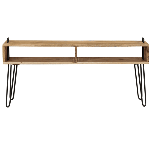 Móvel de TV - Modulo de TV - Armário de TV madeira de mangueira maciça 110x35x45 cm