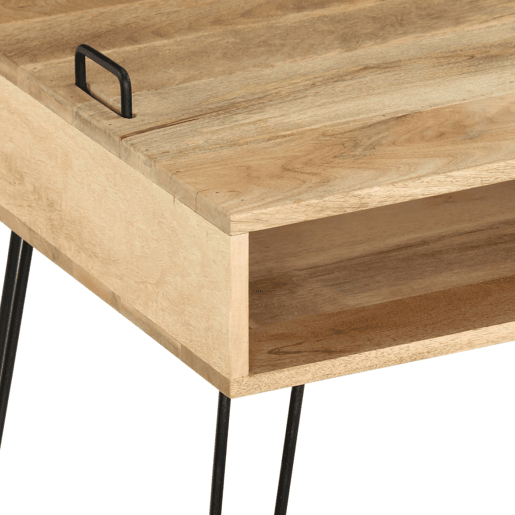 Móvel de TV - Modulo de TV - Armário de TV madeira de mangueira maciça 110x35x45 cm