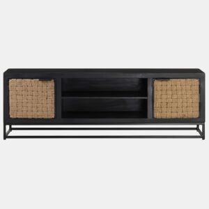 Móvel de TV - Modulo de TV - Armário de TV 120x30x40 cm madeira de mangueira maciça