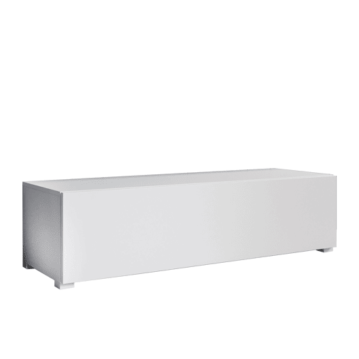Móvel TV Sala de estar e jantar Branco 120x40x30 1 porta Aitana M1 Muebles Bonitos