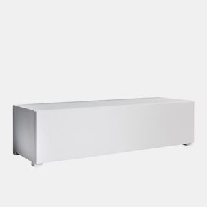 Móvel TV Sala de estar e jantar Branco 120x40x30 1 porta Aitana M1 Muebles Bonitos