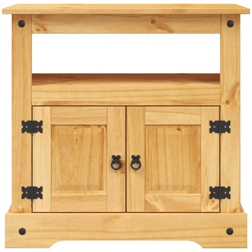 Móvel de TV - Modulo de TV - Armário de TV Corona Range em pinho mexicano 80x43x78 cm
