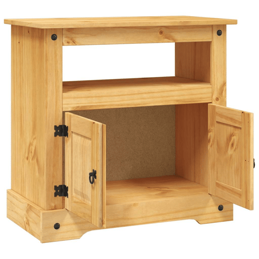 Móvel de TV - Modulo de TV - Armário de TV Corona Range em pinho mexicano 80x43x78 cm