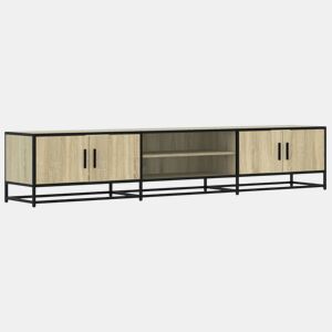 Móvel de TV - Modulo de TV - Armário de TV 210x35x41 cm derivados de madeira carvalho sonoma