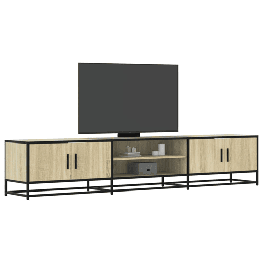 Móvel de TV - Modulo de TV - Armário de TV 210x35x41 cm derivados de madeira carvalho sonoma