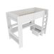 Cama alta para niños 103x218 Cama alta para niños 103x218 Blanco