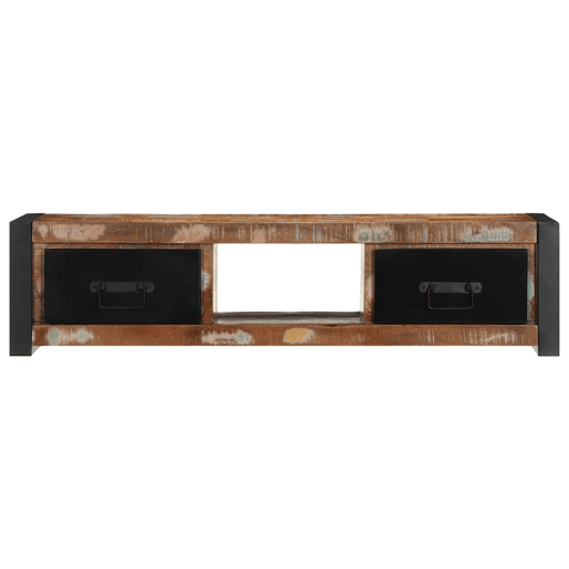 Móvel TV - Modulo de TV - Armário de TV 100x30x25 cm Madeira maciça recuperada