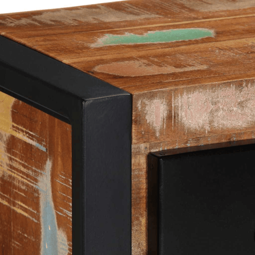 Móvel TV - Modulo de TV - Armário de TV 100x30x25 cm Madeira maciça recuperada
