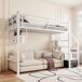 Cama alta para niños 95x255 Cama alta para niños 95x255 Blanco