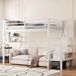 Cama alta para niños 95x255 Cama alta para niños 95x255 Blanco