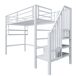Cama alta para niños 95x255 Cama alta para niños 95x255 Blanco