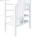 Cama alta para niños 95x255 Cama alta para niños 95x255 Blanco