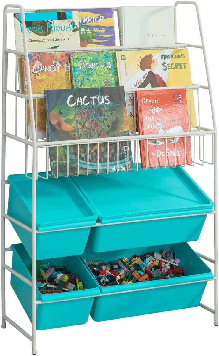SoBuy Librería Caja Almacenamiento Juguetes KMB07-B