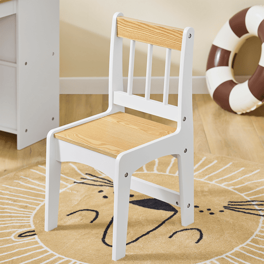 SoBuy Mesa Infantil com Cadeiras 2 Prateleiras Organizador 80x50x66cm KMB60-WN