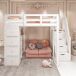 Cama alta para niños 146x253 Cama alta para niños 146x253 Blanco