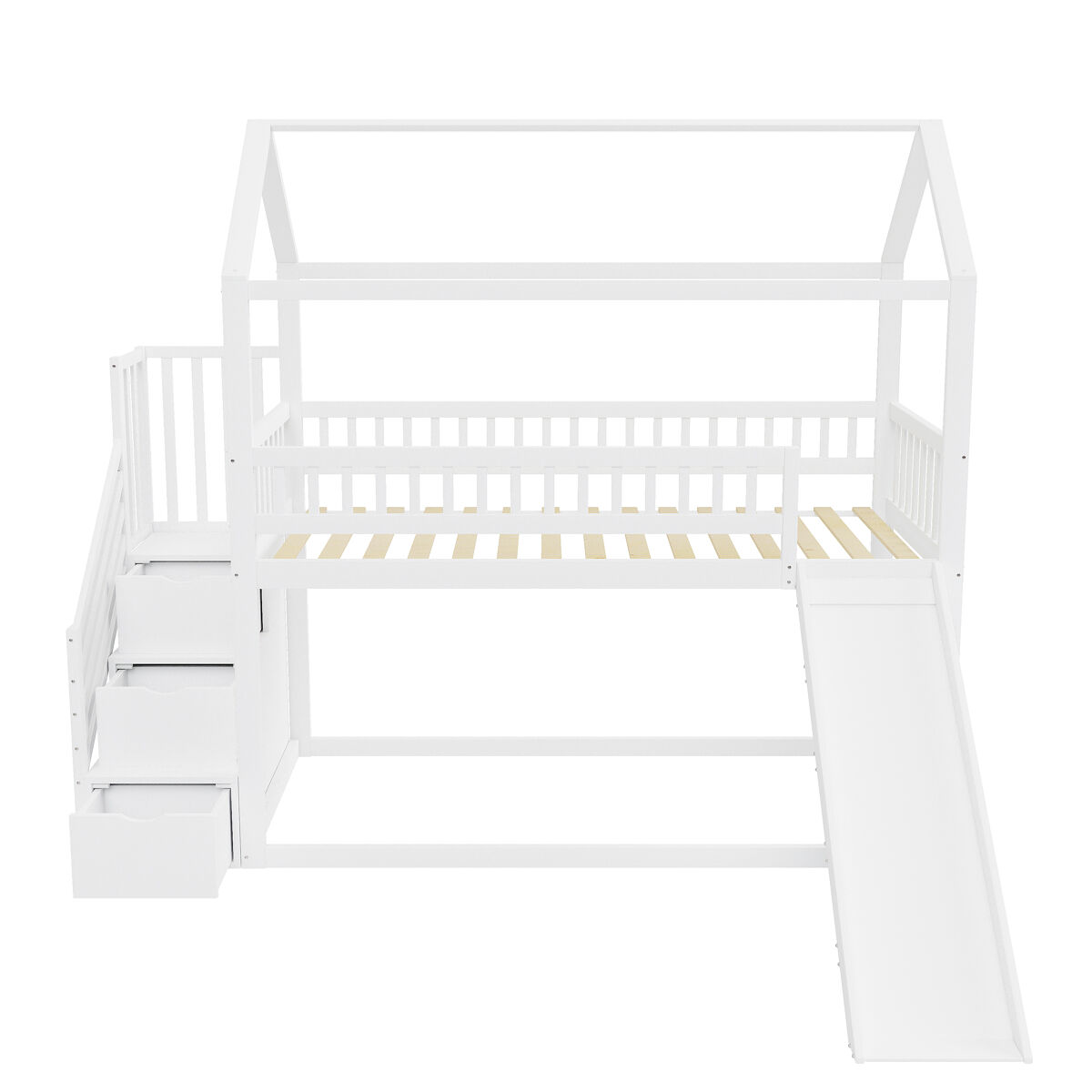Cama alta para niños 95x253