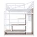 Cama alta para niños 144x254 Cama alta para niños 144x254 Blanco