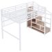 Cama alta para niños 144x254 Cama alta para niños 144x254 Blanco