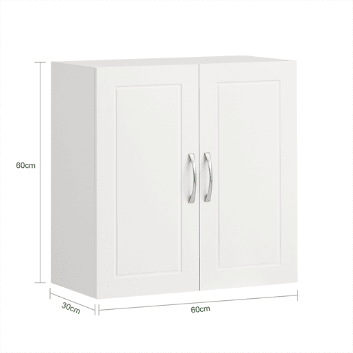 Armário de parede,Armário de parede de 2 portas FRG231-W SoBuy PT