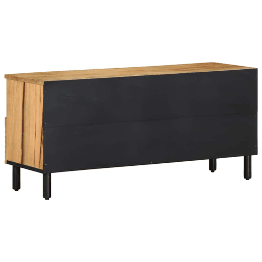 Móvel de TV - Modulo de TV - Armário de TV 100x33x46 cm madeira de mangueira maciça castanho